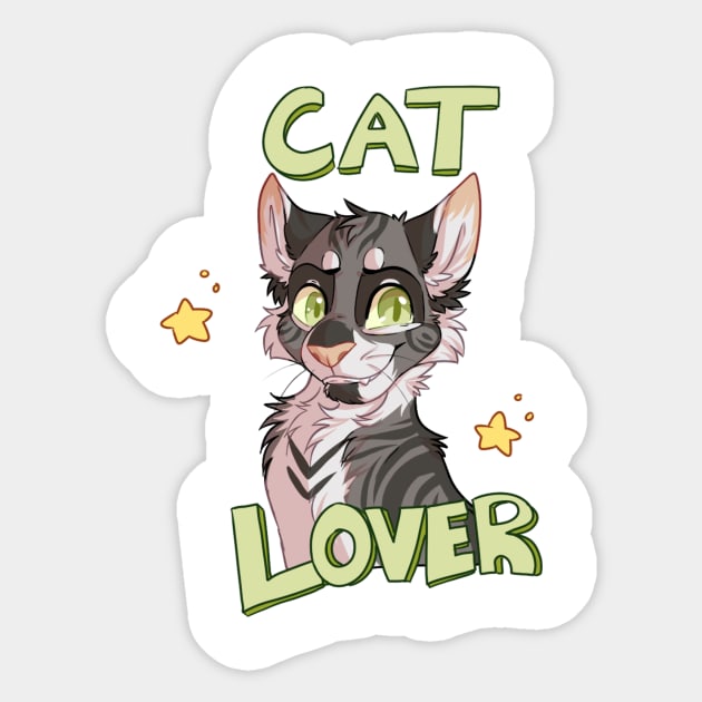 Cat Lover Sticker by MirrorsCannon